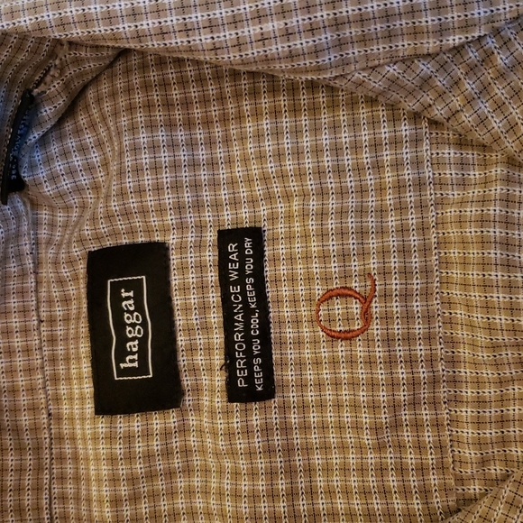 Haggar mens button down shortsleve XL - Picture 3 of 8